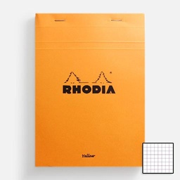 [RHODIA 16260] RHODIA Basics Graph Yellow Paper Notepad 80gsm A5 x 80