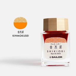 [SAILOR 13-1008-215] SAILOR Shikiori Ink 20ml Kinmokusei