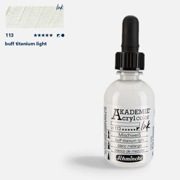 [SCHMINCKE 23113024] SCHMINCKE Akademie Acrylic Ink 50ml Buff Titanium Light