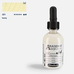[SCHMINCKE 23221024] SCHMINCKE Akademie Acrylic Ink 50ml Ivory