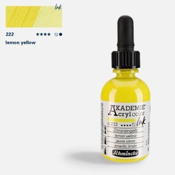 [SCHMINCKE 23222024] SCHMINCKE Akademie Acrylic Ink 50ml Lemon Yellow