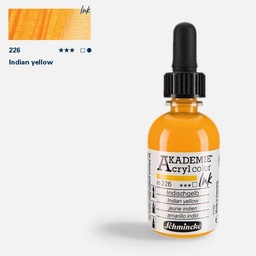 [SCHMINCKE 23226024] SCHMINCKE Akademie Acrylic Ink 50ml Indian Yellow