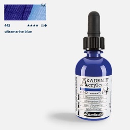 [SCHMINCKE 23442024] SCHMINCKE Akademie Acrylic Ink 50ml Ultramarine Blue