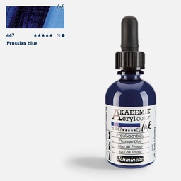 [SCHMINCKE 23447024] SCHMINCKE Akademie Acrylic Ink 50ml Prussian Blue