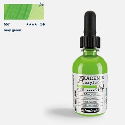 [SCHMINCKE 23557024] SCHMINCKE Akademie Acrylic Ink 50ml May Green