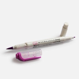 [ZEBRA WFT8-MMZ] ZEBRA Mildliner Brush Marker Magenta