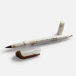 [ZEBRA WFT8-ME] ZEBRA Mildliner Brush Marker Brown