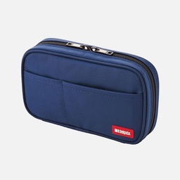 [LIHIT LAB. A-7551-11N] LIHIT LAB. Book Type Pen Case Indigo
