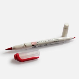 [ZEBRA WFT8-MR] ZEBRA Mildliner Brush Marker Red
