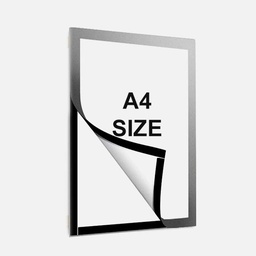 [OVJ 6921734997166] OVJ Magnetic Sign Holder PVC Cover A4 Black