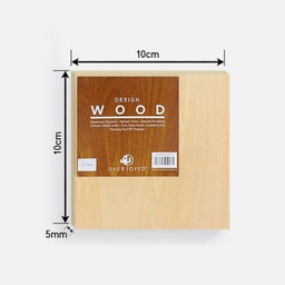 [OVJ P50404] OVJ Basswood Plywood 5mm x 10cm x 10cm x 10
