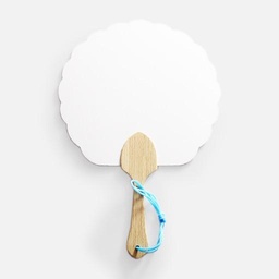 [OVJ 8888888870522] OVJ Paper Fan Plum Blossom Shape 18cm