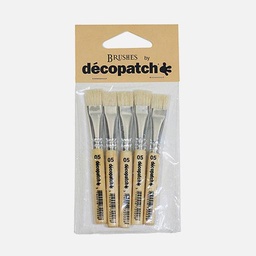 [DECOPATCH PACKPC05O] DECOPATCH Bristle Glue Brush x 5