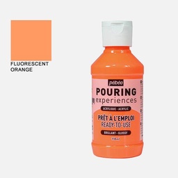 [PEBEO 524629] PEBEO Pouring Acrylic Paint 118ml Fluorescent Orange