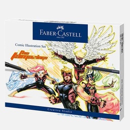 [FABER-CASTELL 167195] FABER-CASTELL Comic Illustration Set x 15