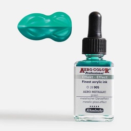 [SCHMINCKE 28905023] SCHMINCKE Aero Color Acrylic Ink 28ml Aero Metallic Green