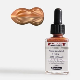[SCHMINCKE 28916023] SCHMINCKE Aero Color Acrylic Ink 28ml Aero Metallic Brilliant Bronze