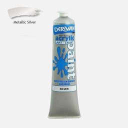 [DERIVAN 1S7MSI] DERIVAN Student Acrylic Paint 75ml Metallic Silver