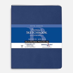 [STILLMAN & BIRN 301810PSBC] STILLMAN & BIRN Beta White Paper Softcover Sketchbook 270gsm Portrait 8” x 10” x 28