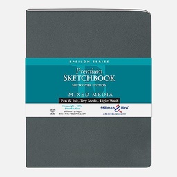 [STILLMAN & BIRN 701810PSBC] STILLMAN & BIRN Epsilon Softcover Sketchbook 150gsm Portrait 8" x 10" x 46