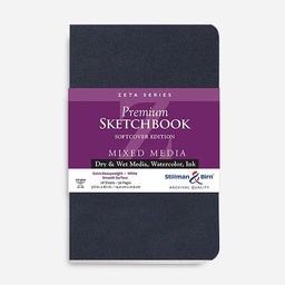 [STILLMAN & BIRN 901580PSBC] STILLMAN & BIRN Zeta Softcover Sketchbook 270gsm Portrait 5½” x 8½” x 26