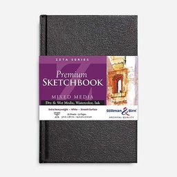 [STILLMAN & BIRN 900580SBC] STILLMAN & BIRN Zeta Hardbound Sketchbook 270gsm Portrait 5½" x 8½" x 26