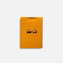 [RHODIA 112100KATAC] RHODIA Katakana Basics Graph Notepad 80gsm 74mm x 105mm x 80 Orange