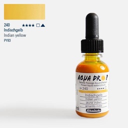 [SCHMINCKE 24240034] SCHMINCKE Aqua Drop Watercolor Ink 30ml Indian Yellow