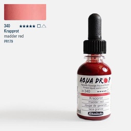 [SCHMINCKE 24340034] SCHMINCKE Aqua Drop Watercolor Ink 30ml Madder Red