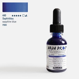[SCHMINCKE 24440034] SCHMINCKE Aqua Drop Watercolor Ink 30ml Sapphire Blue