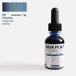 [SCHMINCKE 24460034] SCHMINCKE Aqua Drop Watercolor Ink 30ml Indigo Blue