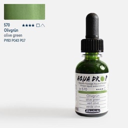 [SCHMINCKE 24570034] SCHMINCKE Aqua Drop Watercolor Ink 30ml Olive Green