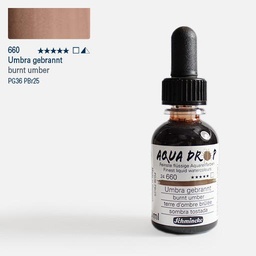 [SCHMINCKE 24660034] SCHMINCKE Aqua Drop Watercolor Ink 30ml Burnt Umber