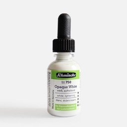 [SCHMINCKE 50750034] SCHMINCKE Aqua Drop Watercolor Ink 30ml Opaque White