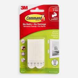 [3M 17201] 3M Command Picture Hanging Strip Medium x 4