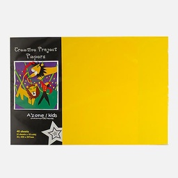 [A'ZONE 10907] A'ZONE Creative Project Paper 125gsm A3 x 40