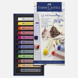 [FABER-CASTELL 128312] FABER-CASTELL Creative Studio Soft Pastel Set (Full Length) x 12