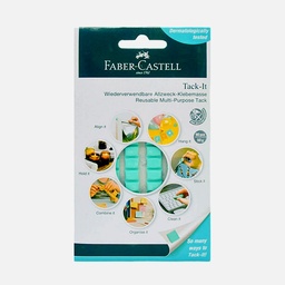 [FABER-CASTELL 187091] FABER-CASTELL Tack-It Green 50g
