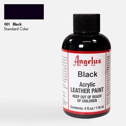 [ANGELUS 720-04-001] ANGELUS Acrylic Leather Paint 118ml Black