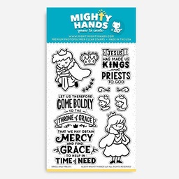 [MIGHTY HANDS ST124] MIGHTY HANDS Clear Stamp 4” x 6” Kings And Priests
