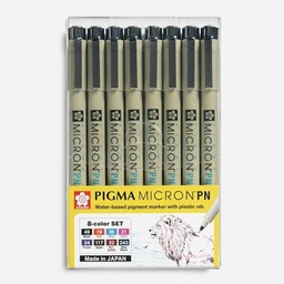 [SAKURA XSDK-PN-8] SAKURA Pigma Micron PN Pen Set x 8