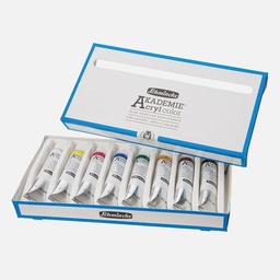 [SCHMINCKE 76008097] SCHMINCKE Akademie Acrylic 20ml Set x 8
