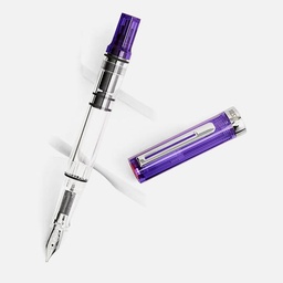 [TWSBI M2531140] TWSBI Eco Transparent Purple Fountain Pen Stub 1.1