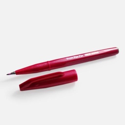 [PENTEL SES15C-B2X] PENTEL Fude Touch Brush Pen Burgundy