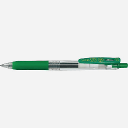 [ZEBRA JJB15-G] ZEBRA Sarasa Clip Roller Pen 0.7mm Green