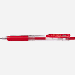 [ZEBRA JJB15-R] ZEBRA Sarasa Clip Roller Pen 0.7mm Red