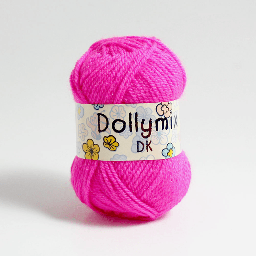 [KING COLE 040] KING COLE Dolly Mix Acrylic Yarn 25g Candy Pink