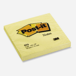 [3M 654] 3M Post-it Notes 3” x 3” x 100