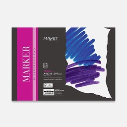 [MAYART MA00372] MAYART Bleedproof Marker Paper Pad 75gsm A4 x 25