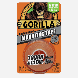 [GORILLA 6065003] GORILLA Clear Mounting Tape 1” x 60”